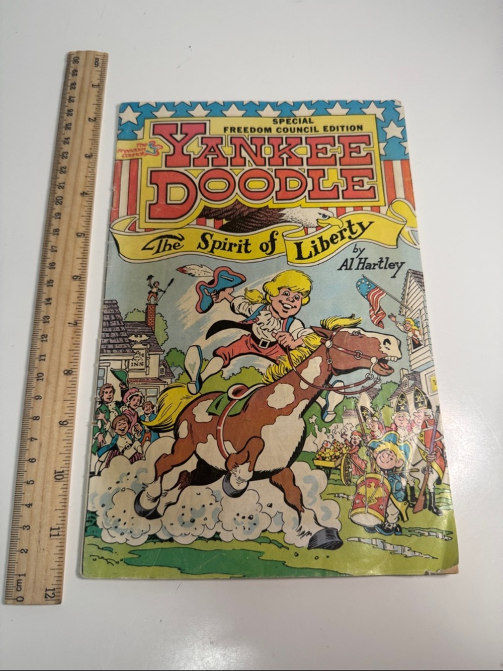 Yankee Doodle: The Spirit of Liberty" comic book, a special edition Al Hartley